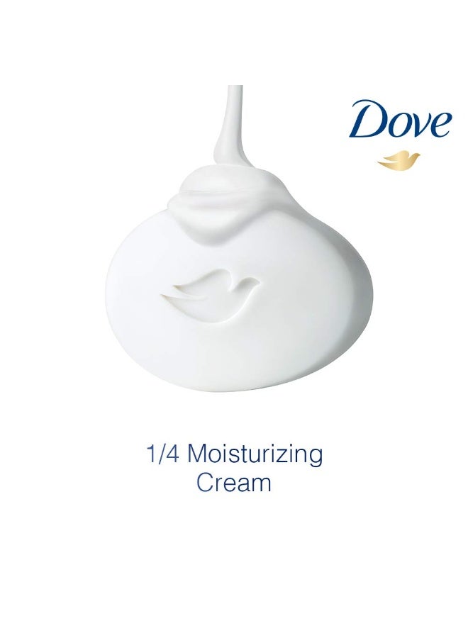 Dove Cream Beauty Bathing Bar With ¼ Moisturizing Cream To Give You Softer, Smoother Skin, 100 g (Pack of 3) - Image 4